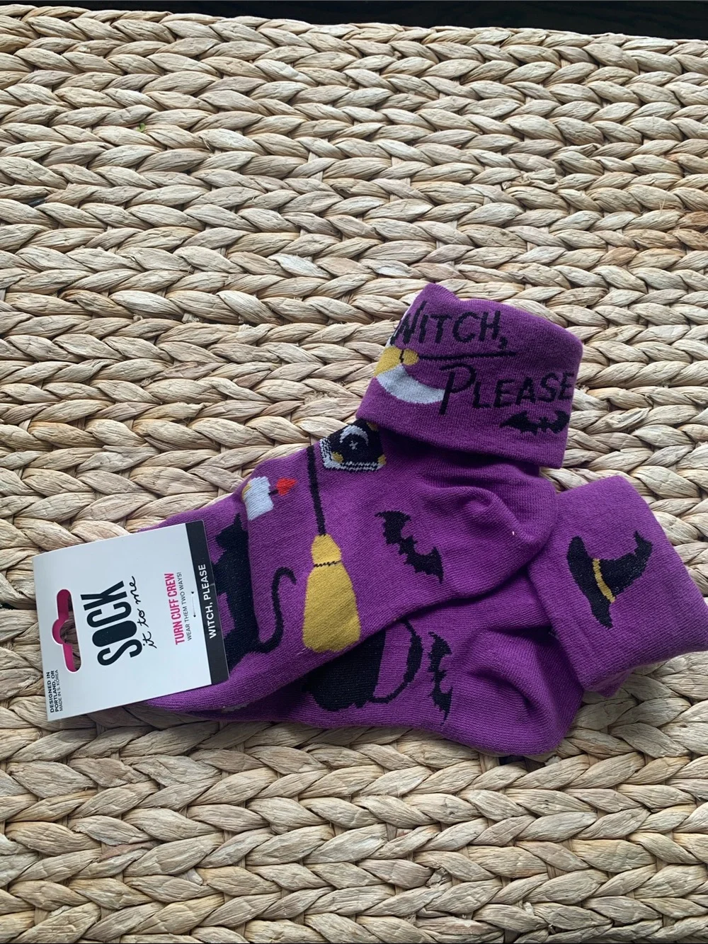 Nwt Witch Please! Socks adult size